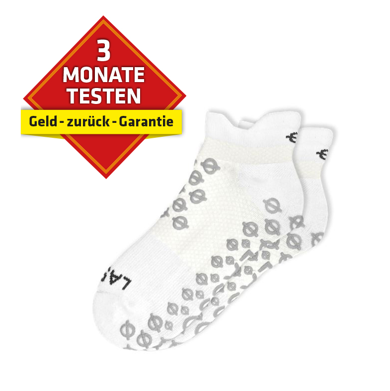 K-Active_58560_Lasso_Sneakersocke_Grip_weiss_3Monate Lasso® Sneaker socks with grip, white
