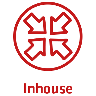 Inhouse Schulung Icon mit Schrift