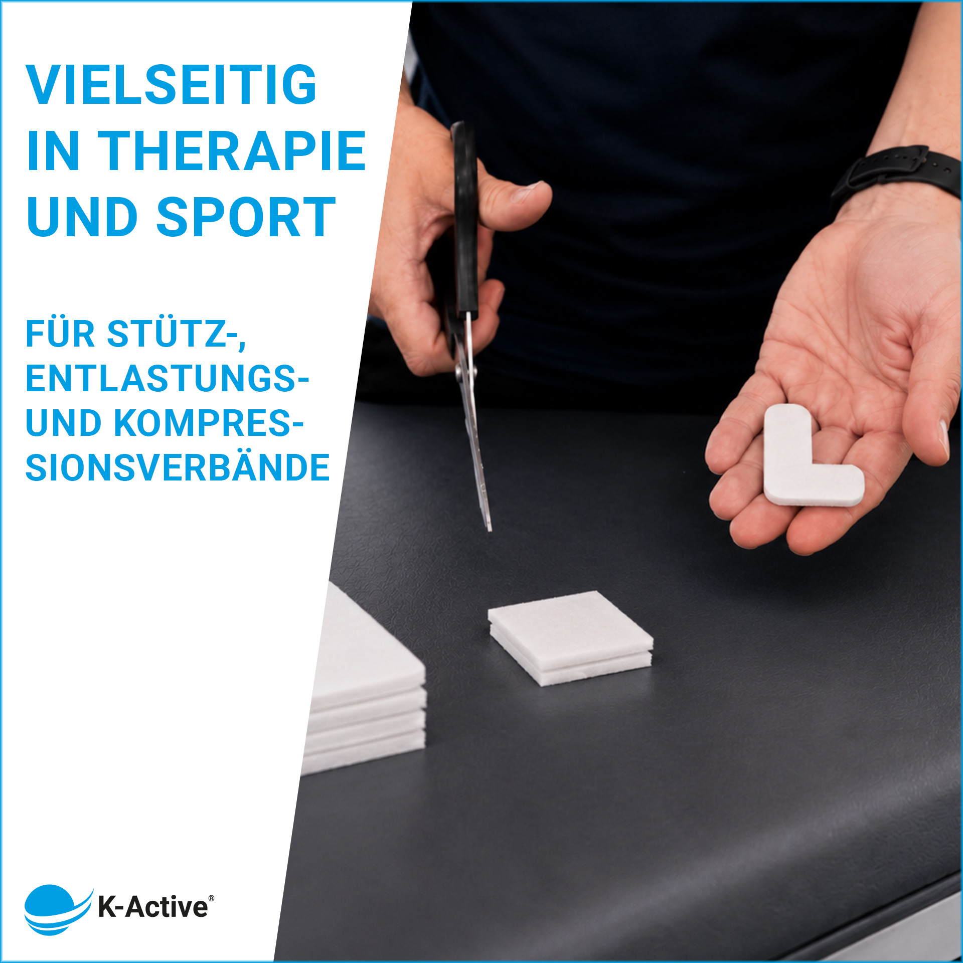 BSN® Leukotape® Foam 10 Stück, 20 cm x 30 cm