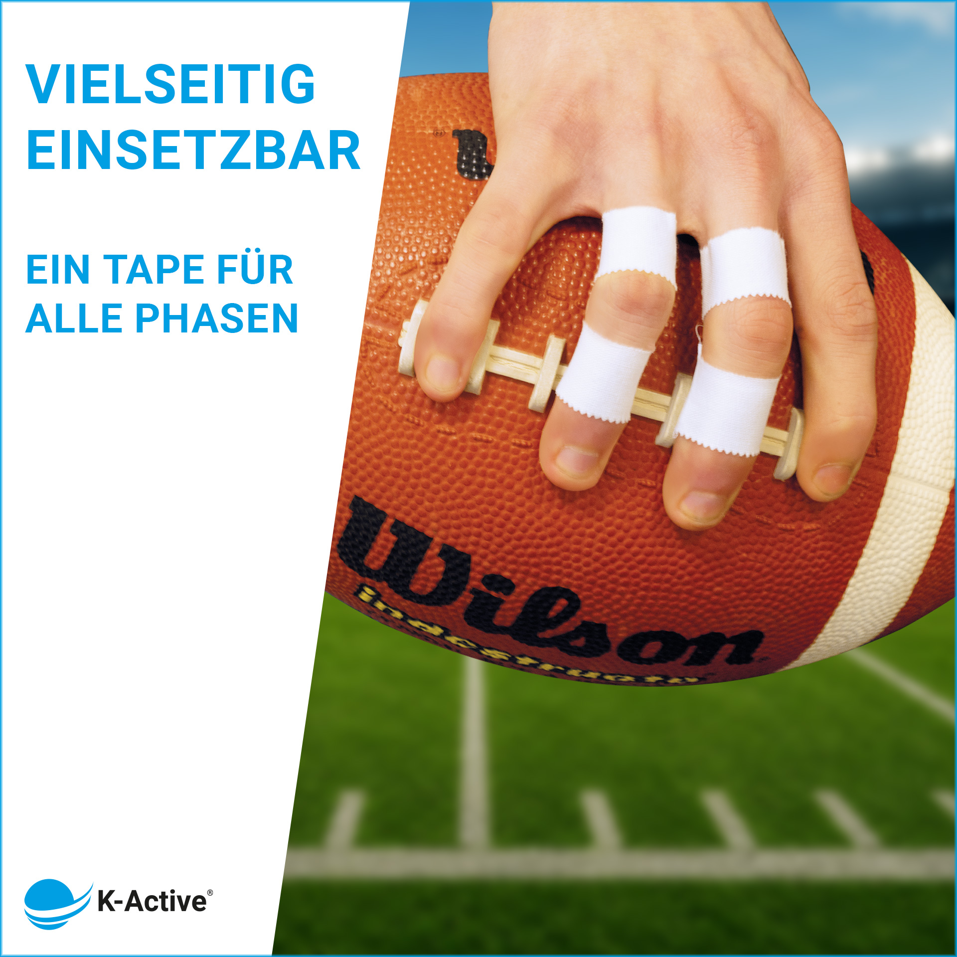 Polysport Sporttape 3,8 cm x 10m, weiß, 30er Box
