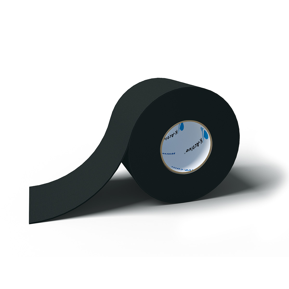 Kactive_Taperolle_Classic_Schwarz_1er_aufgerollt
