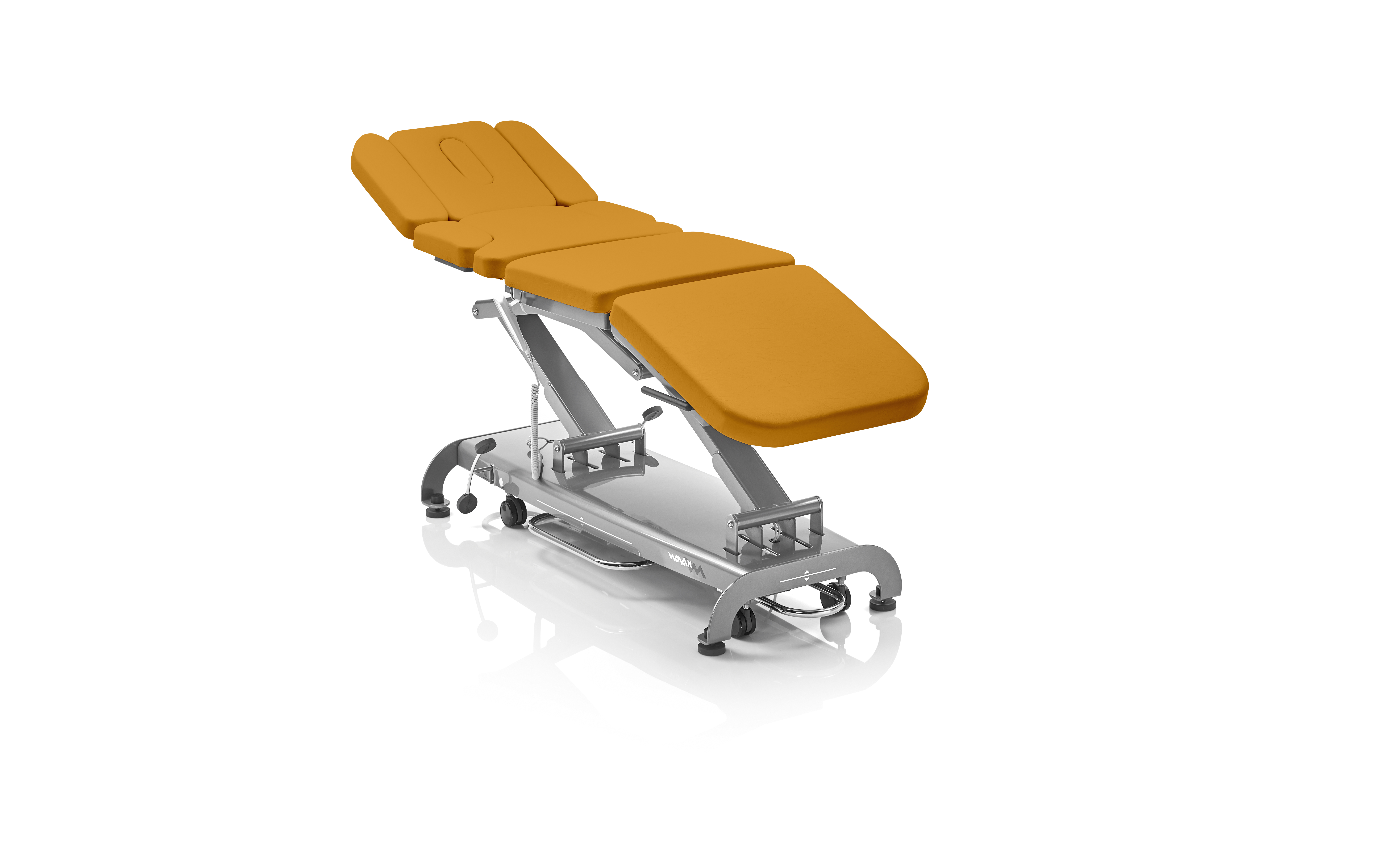 Therapieliege S8 - elektrisch, Liegebreite 65 cm, Farbe: pumpkin