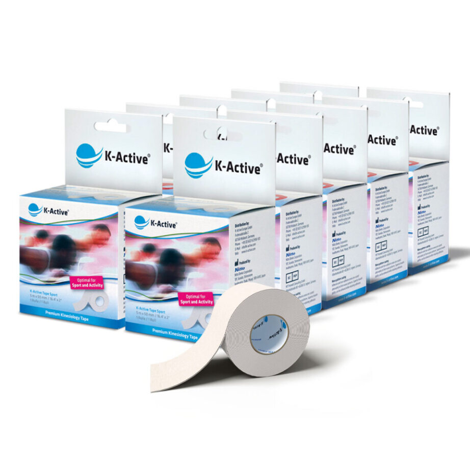 K-Active® Tape Sport 1er-Box Weiß 10er SET