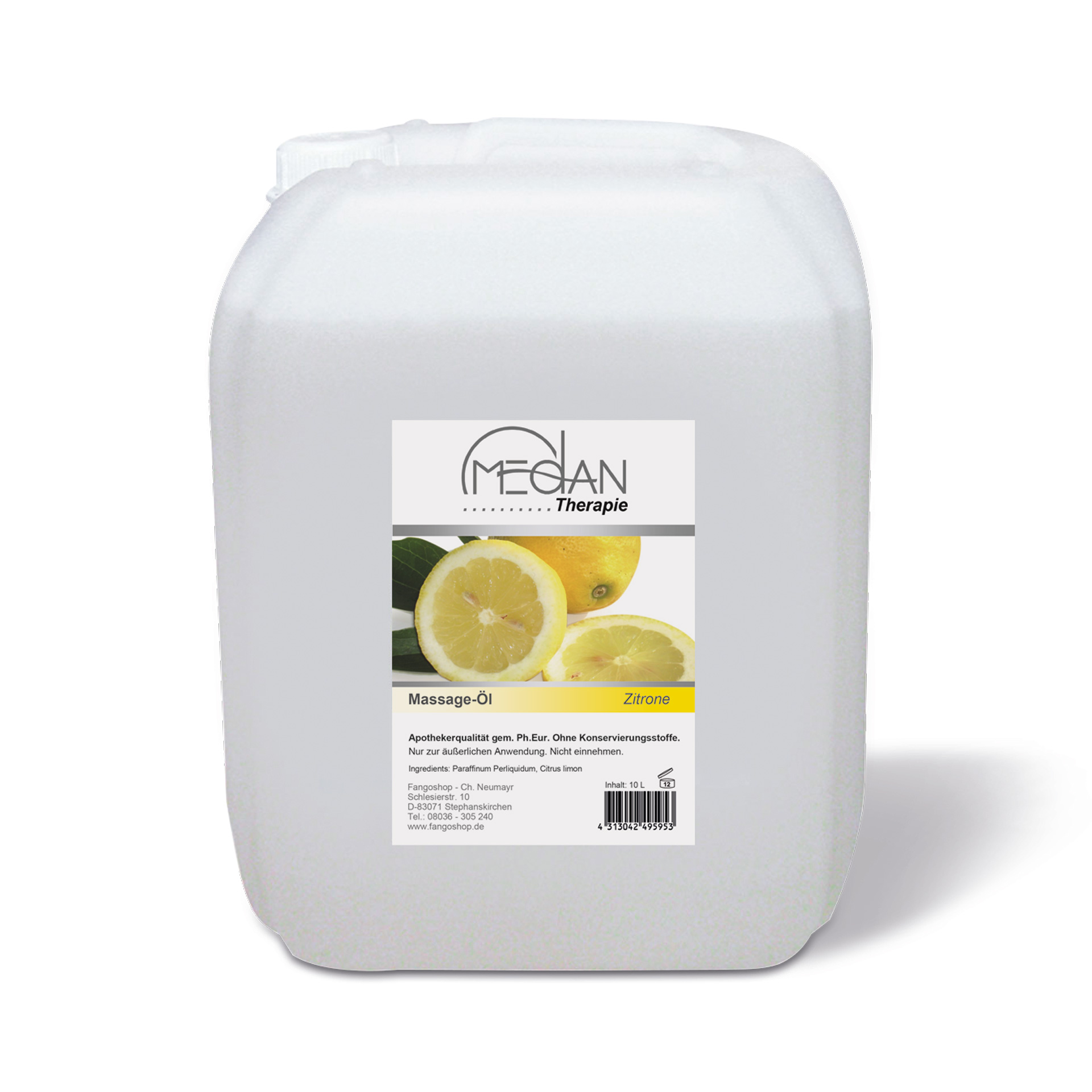 MEDAN® Massage Oil, Citrus, 10 Liter