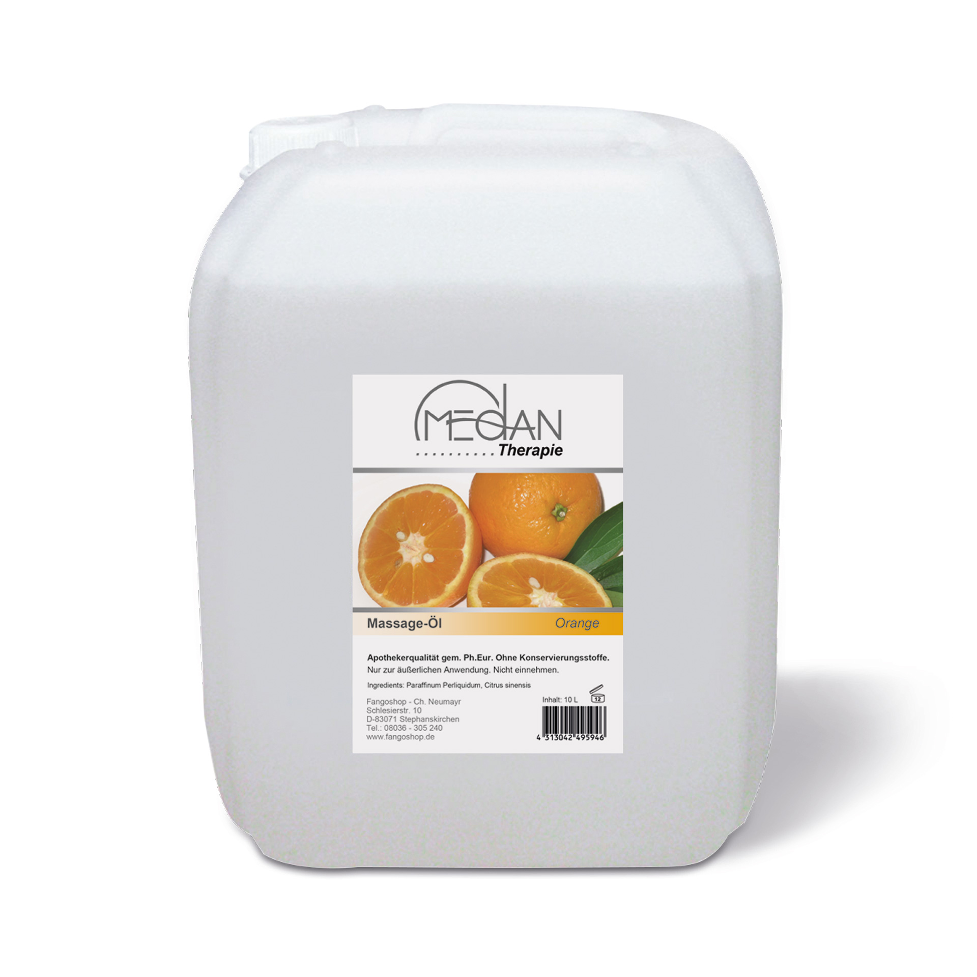 MEDAN® Massage Oil, Orange, 1 Liter