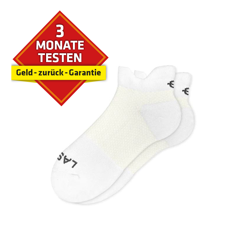 K-Active_58528_Lasso_Sneakersocke_weiss_Produkt_3Monate Lasso® sneaker socks, white