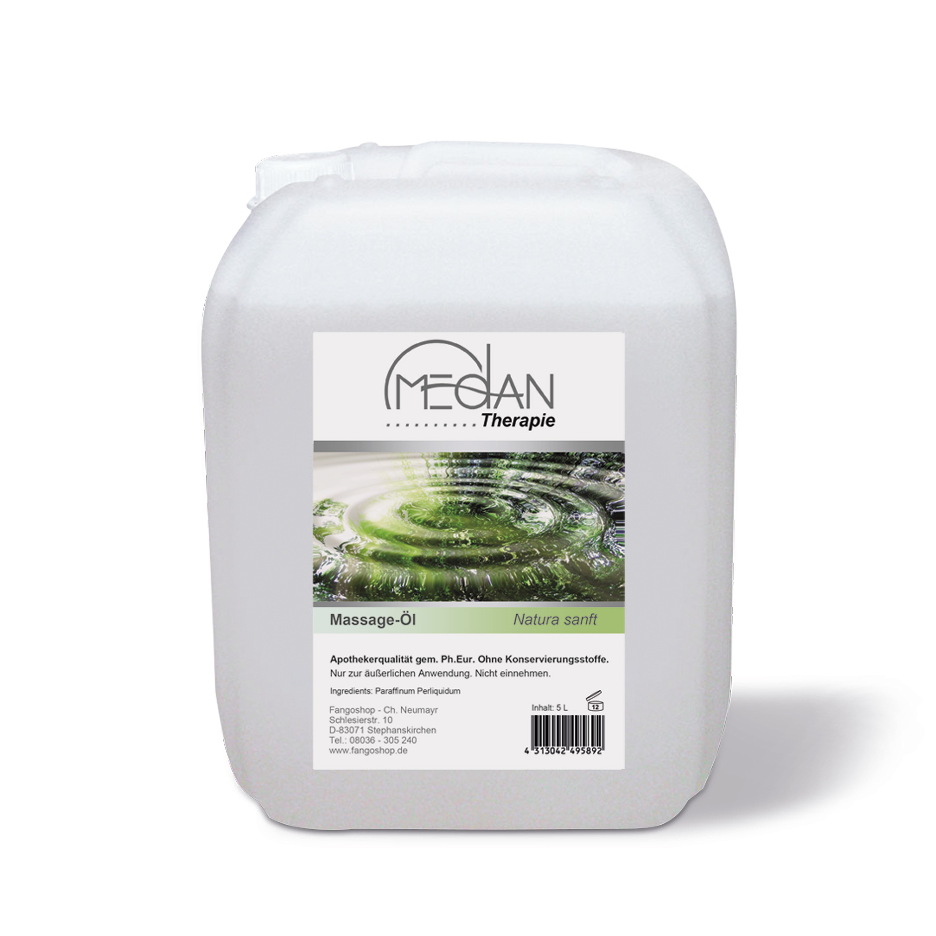 MEDAN® Massage Oil, Natura Gentle, 5 Liters