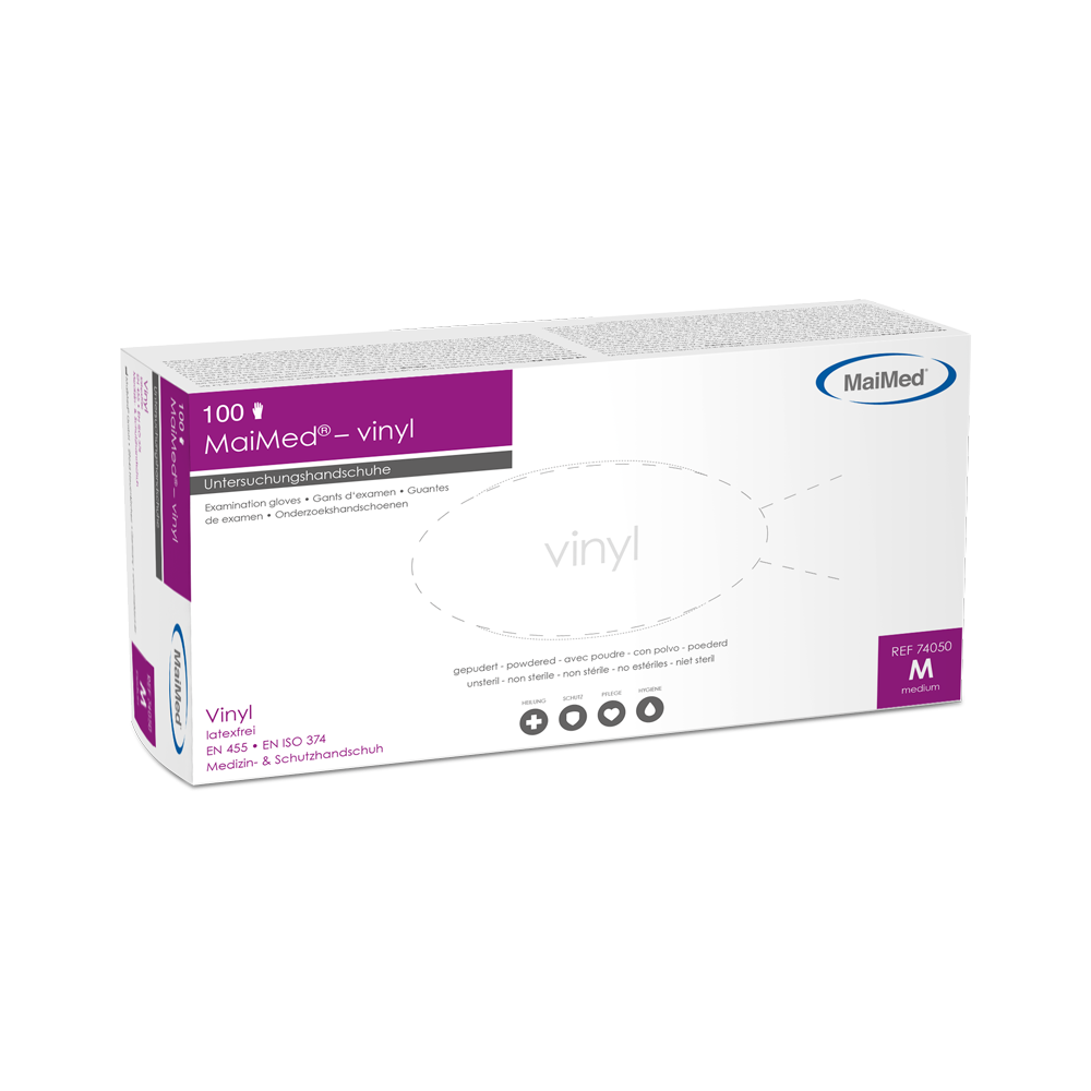 MaiMed® Vinyl-Handschuhe, Größe M