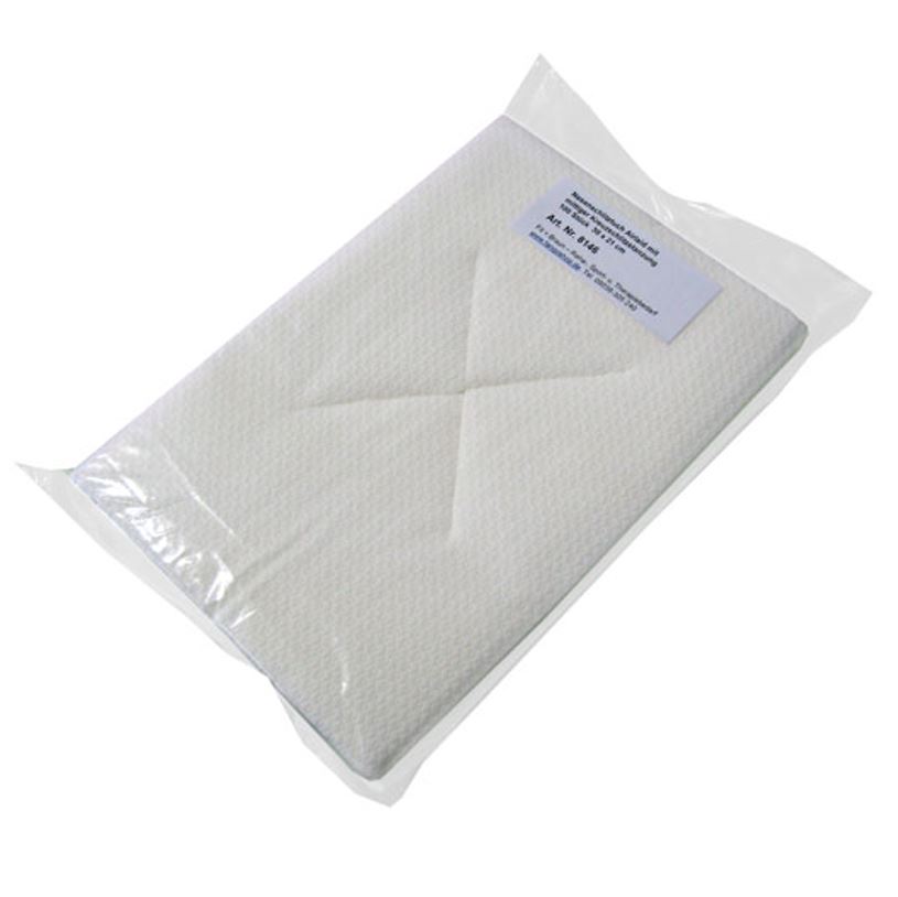 Disposable nose slit wipes with X cut 