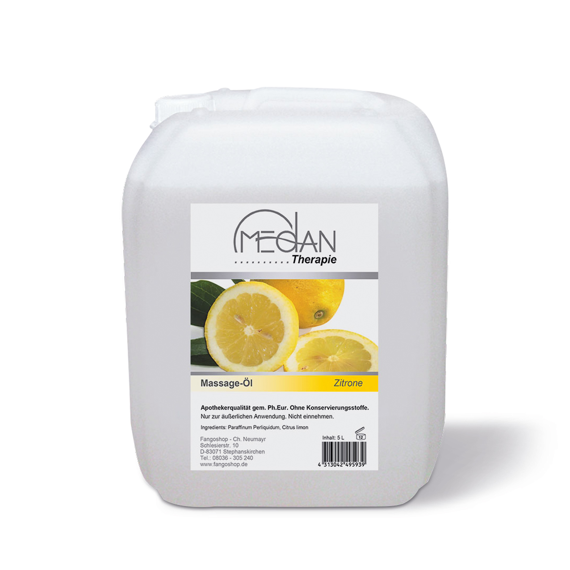 MEDAN® Massage Oil, Citrus, 5 liter