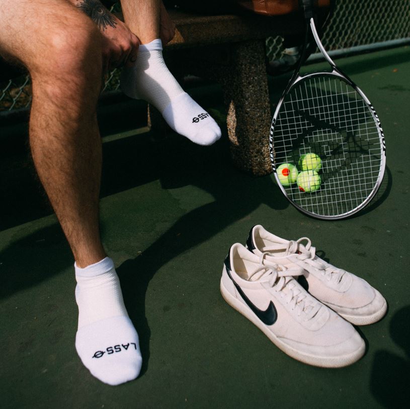 K-Active_58528_Lasso_Sneakersocke_weiss_Anwendung5