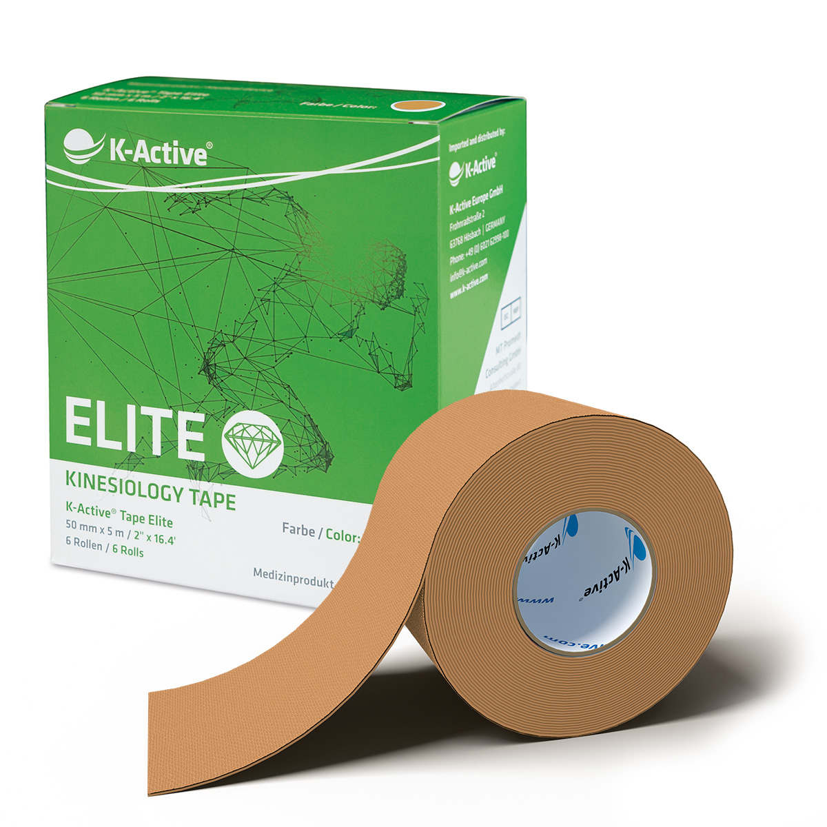 K-Active® Tape Elite 6er-Box beige (2.Chance)