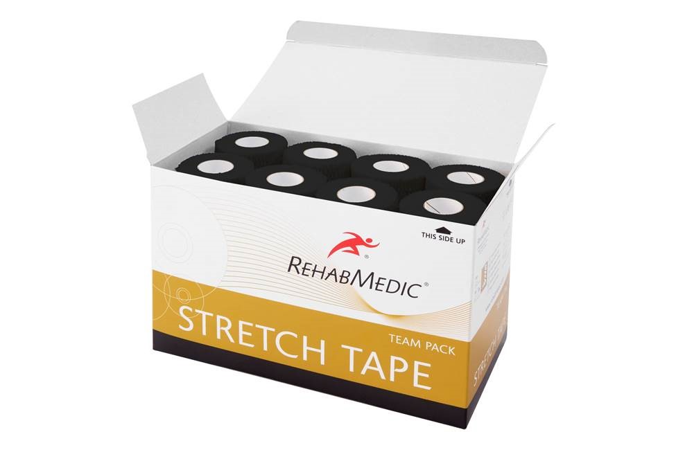 Stretch-Taperw7y6hSZUMAsa Rehab Medic® Stretch Tape, 24er-Box, 5cm x 4,6m - schwarz