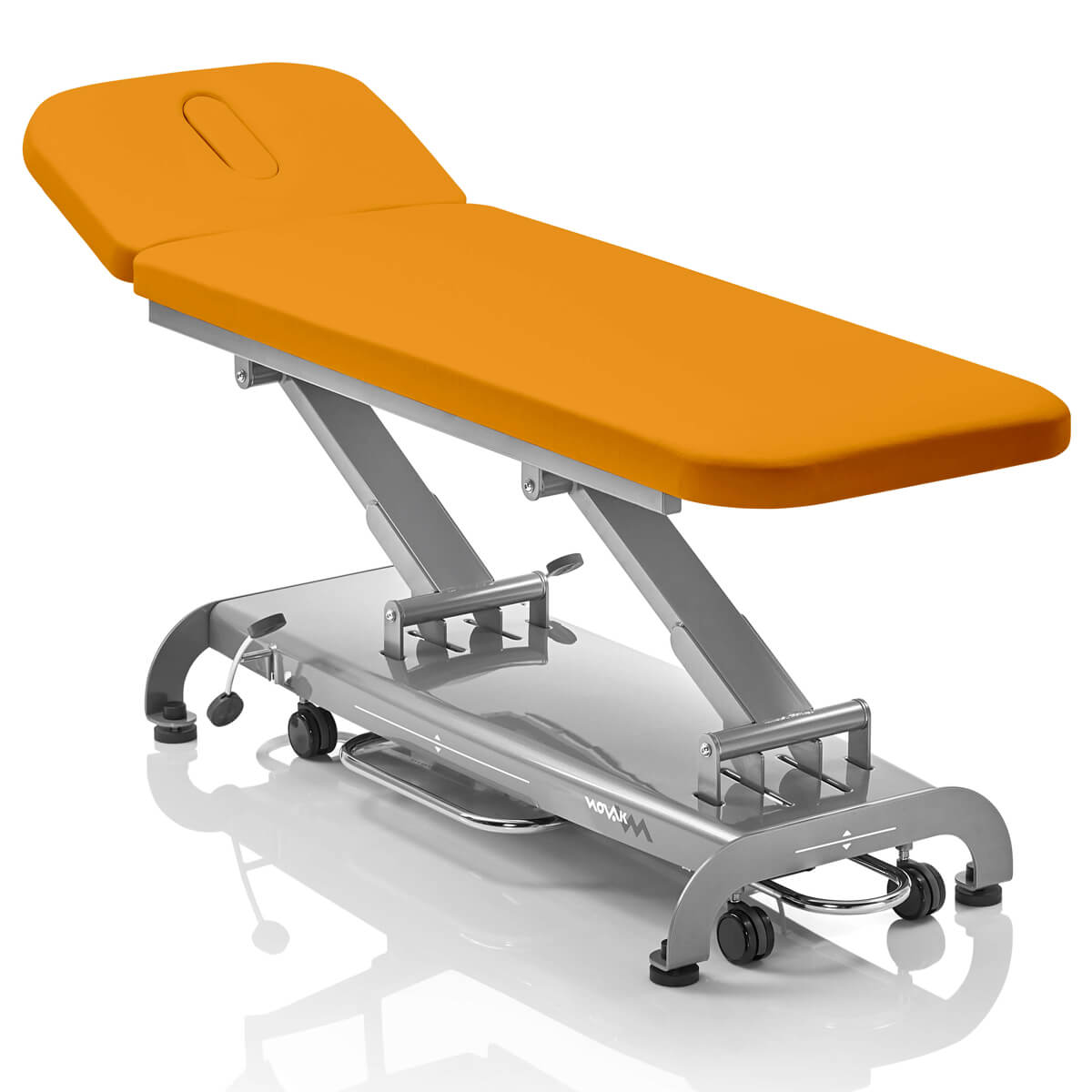 Novac-MTS2_pumpkin Novak M® massage table, two-piece