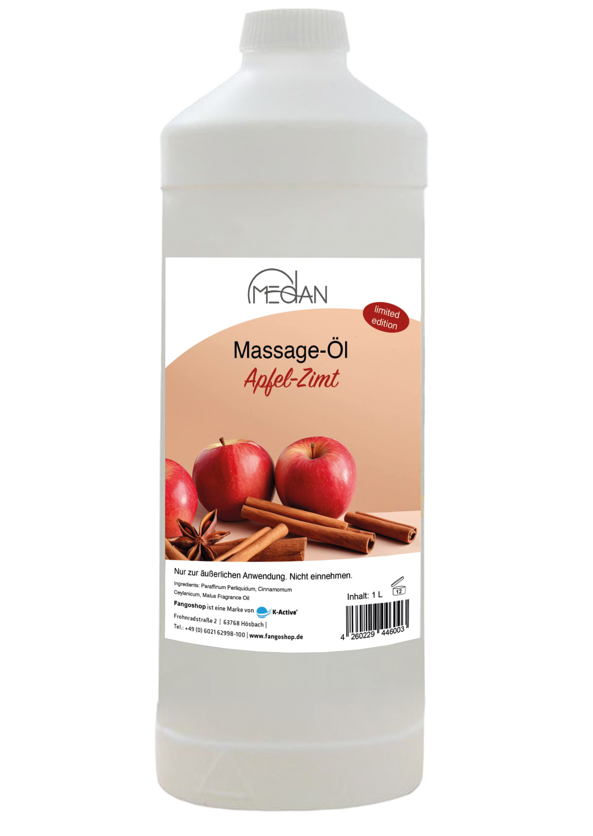 MEDAN Massageöl "Apfel-Zimt"