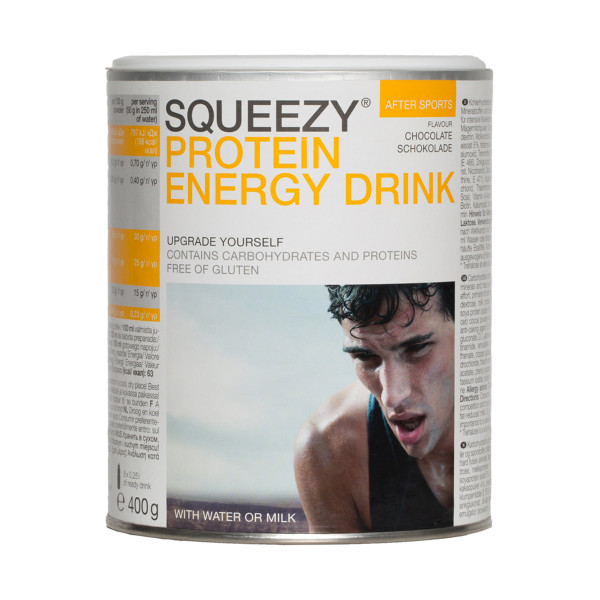 Squeezy Protein Energy Drink 400 g, chocolate