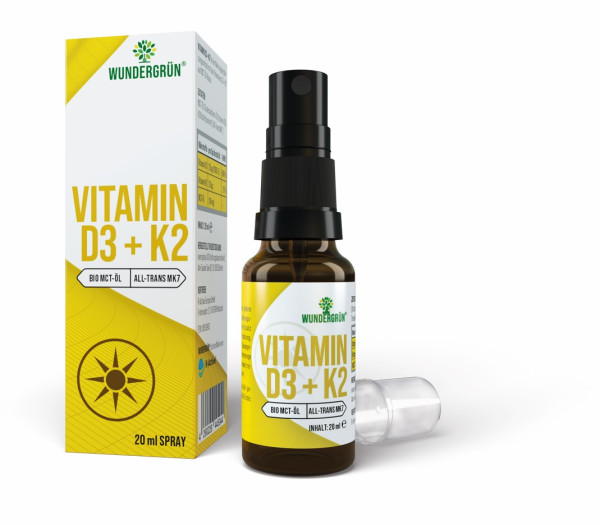 WUNDERGRÜN® Vitamin D3 + K2 Spray