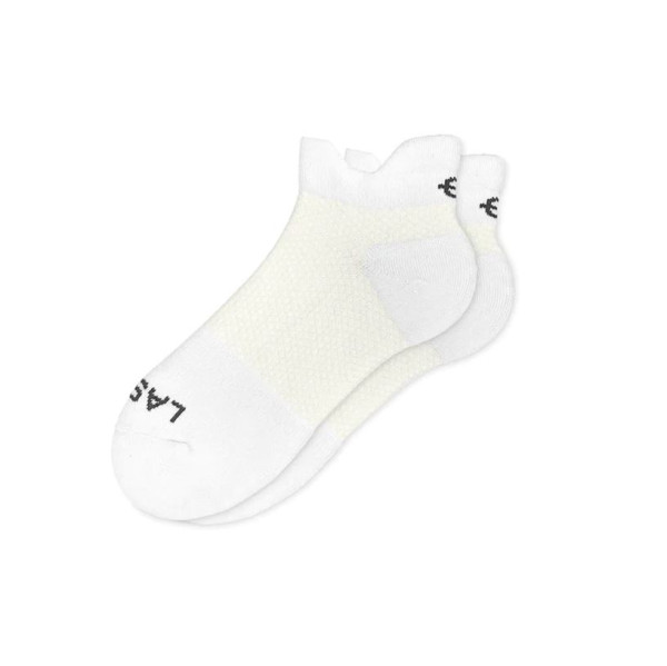 Lasso® sneaker socks, white