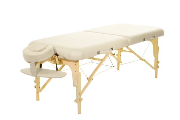 Clap Tzu Massage Table CLASSIC Pro Set incl. ERGOfit headrest, armrest and bag - red/burgundy