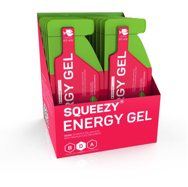 Squeezy Energy Gel Box 12 sachets of 33 g